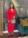 Mistletoe sweater dress