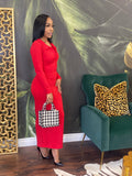 Mistletoe sweater dress