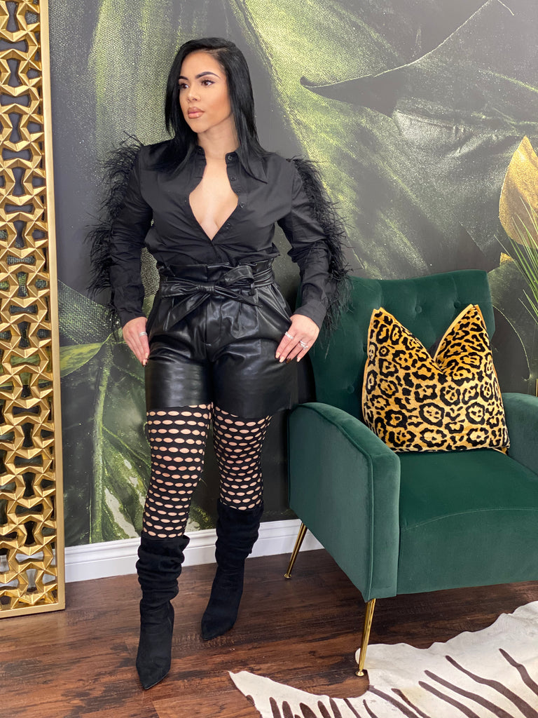 Perfect Piece Leather Shorts