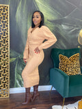 Kolby Cable knit dress