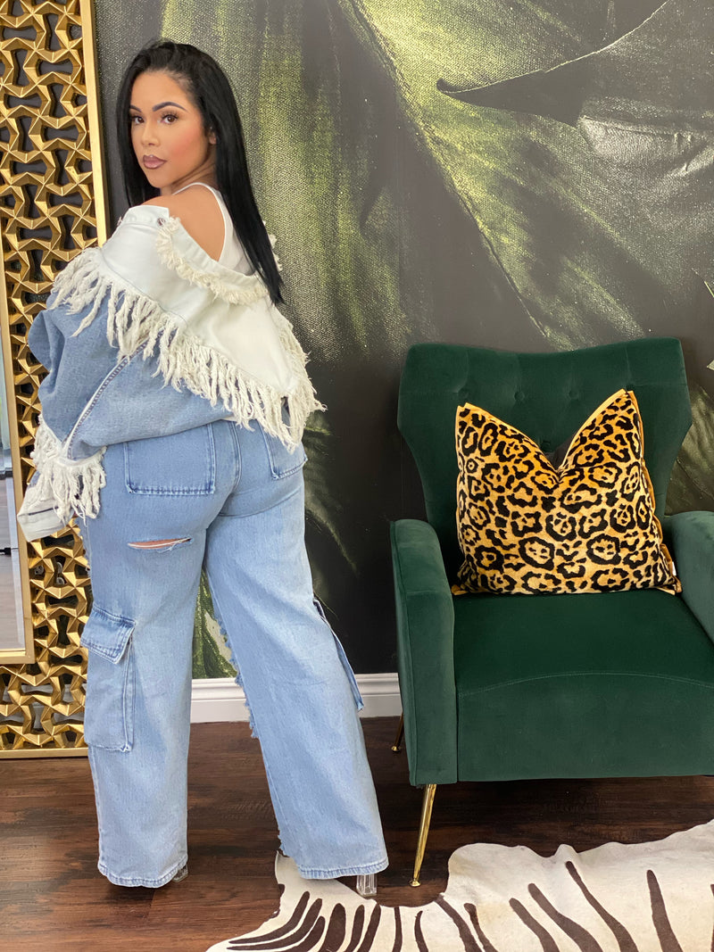 Scooby oversized denim jacket