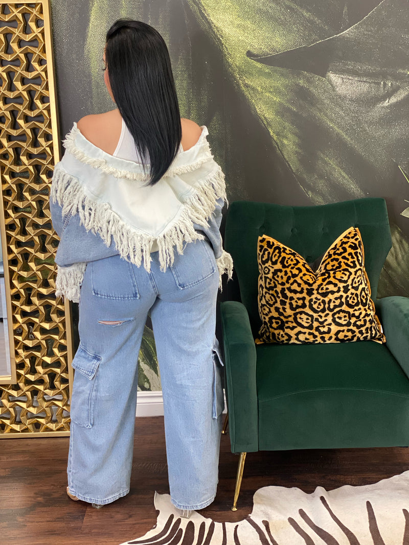 Scooby oversized denim jacket