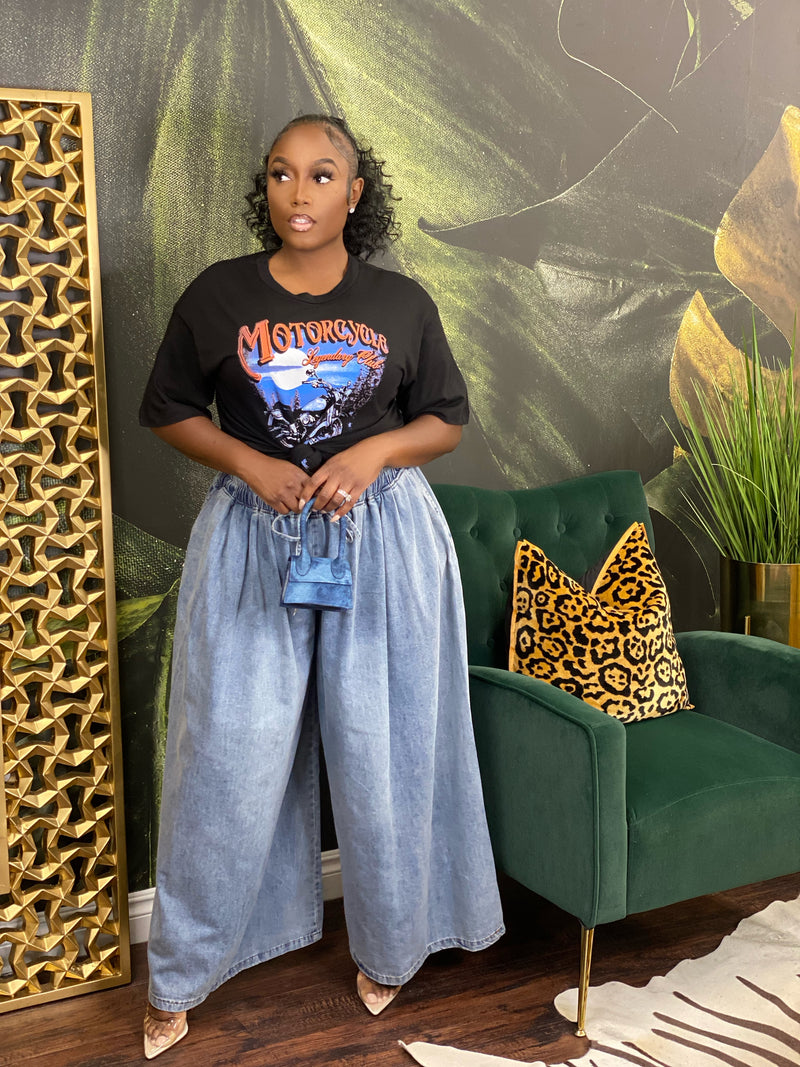 Stunna Wide leg denim