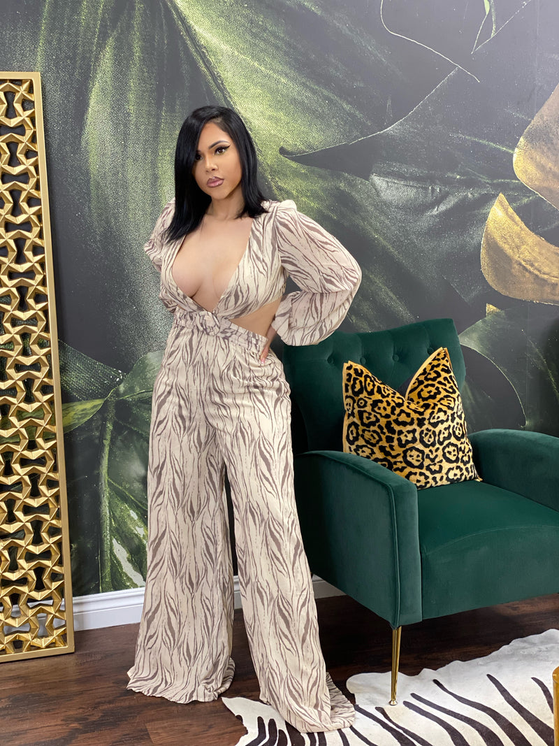 Coffee with Cream Jumpsuit