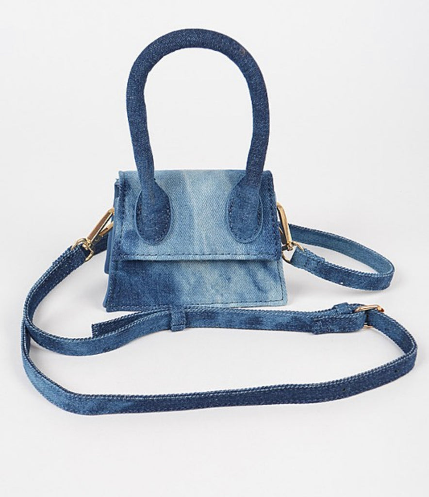 Keep It simple mini denim handbag