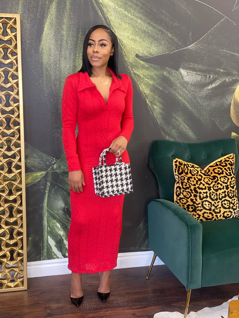 Mistletoe sweater dress