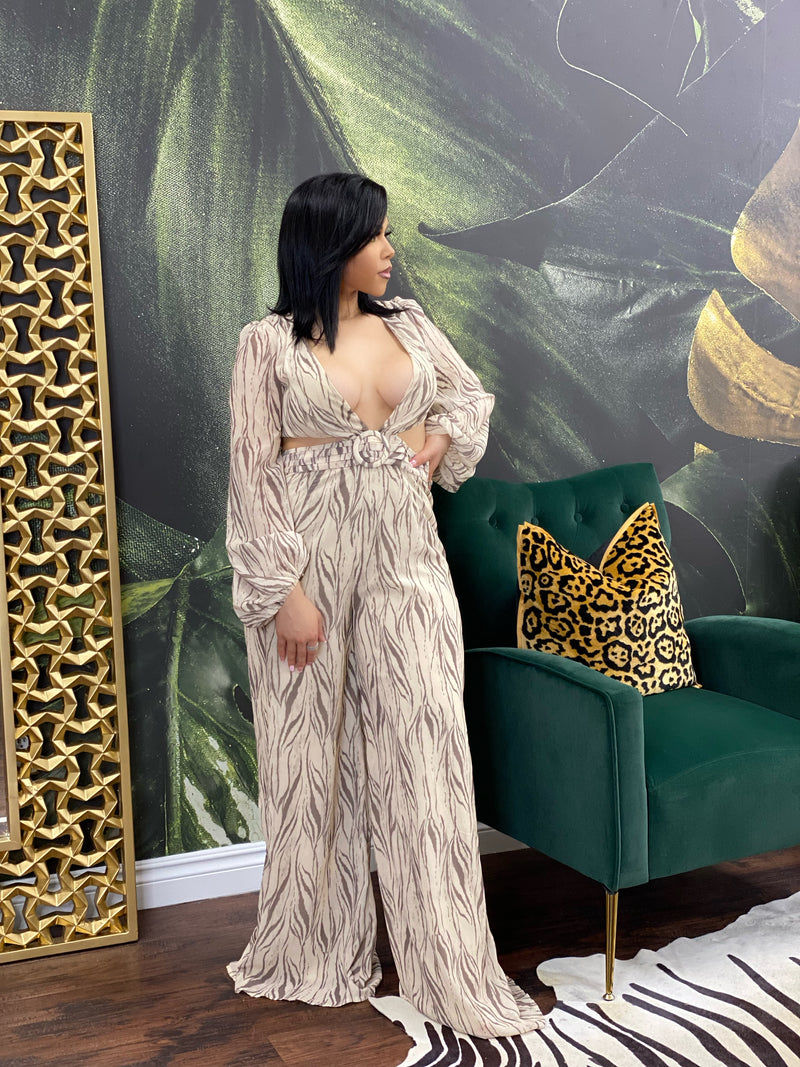 Coffee with Cream Jumpsuit