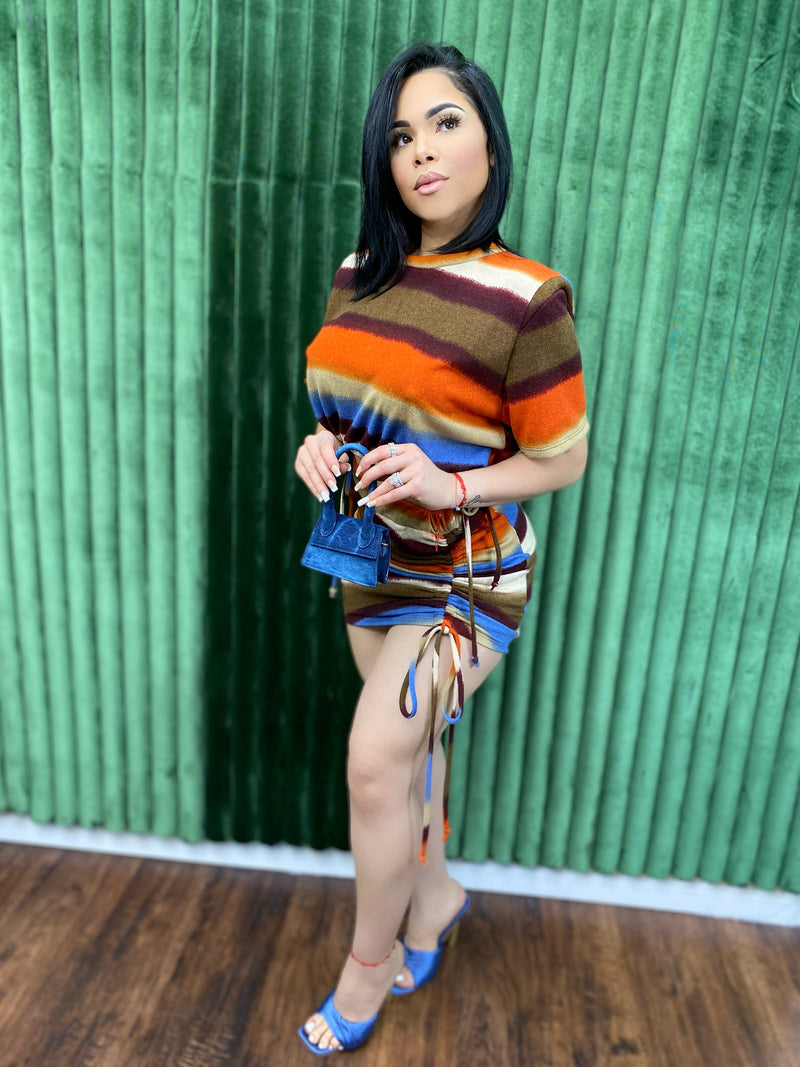 Melanin queen skirt set