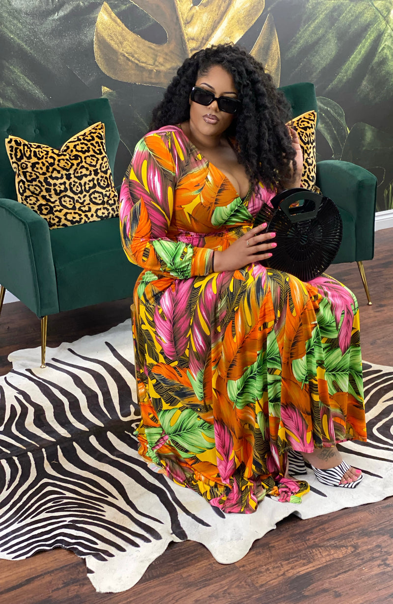 Giving beach maxi dress